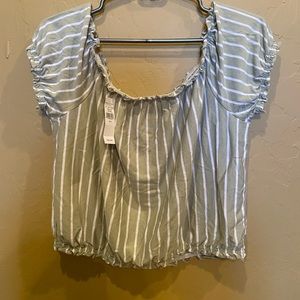 American eagle off the shoulder top